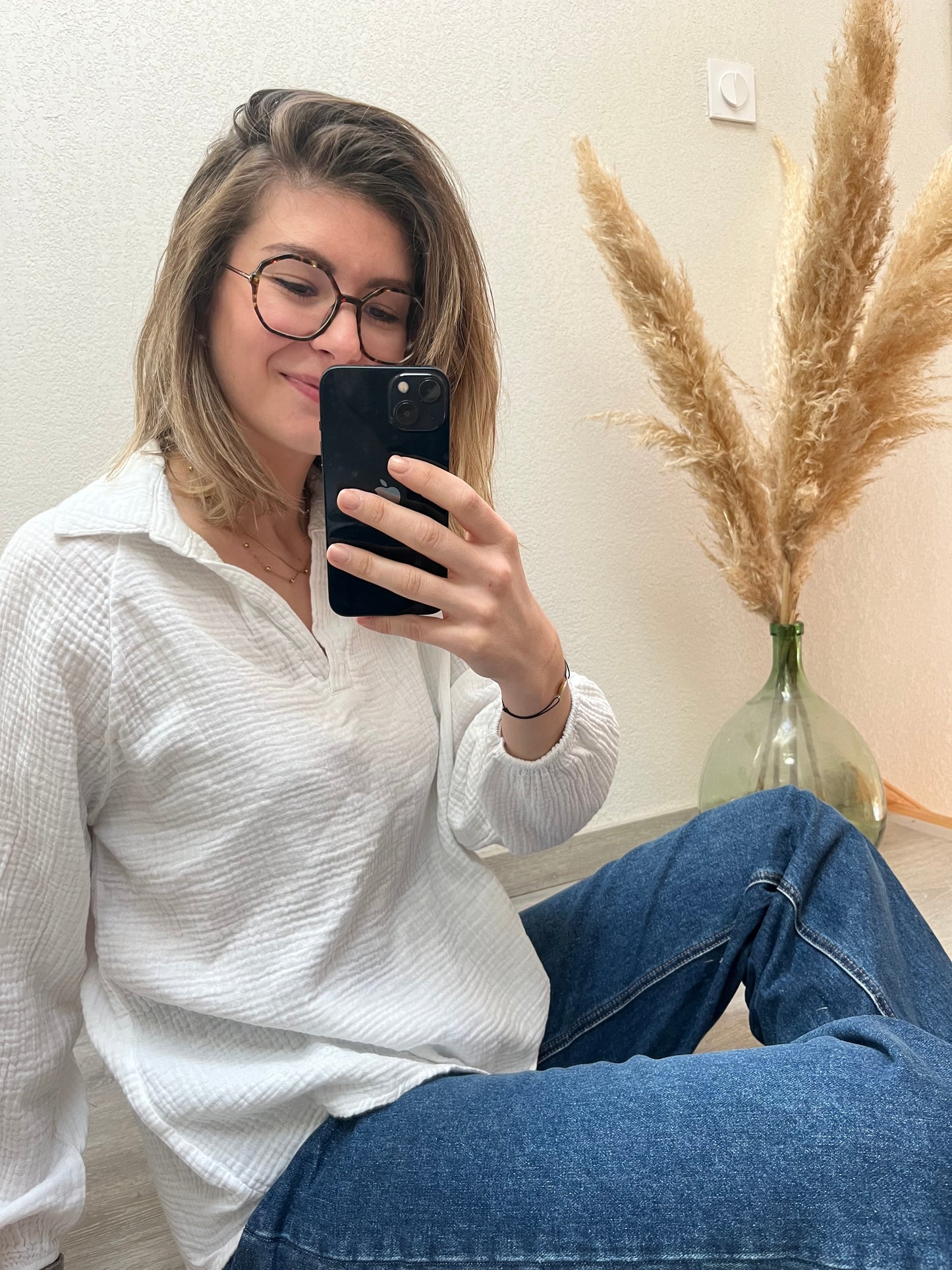 Adapter chic, élégant et décontracté grâce à notre blouse Julie