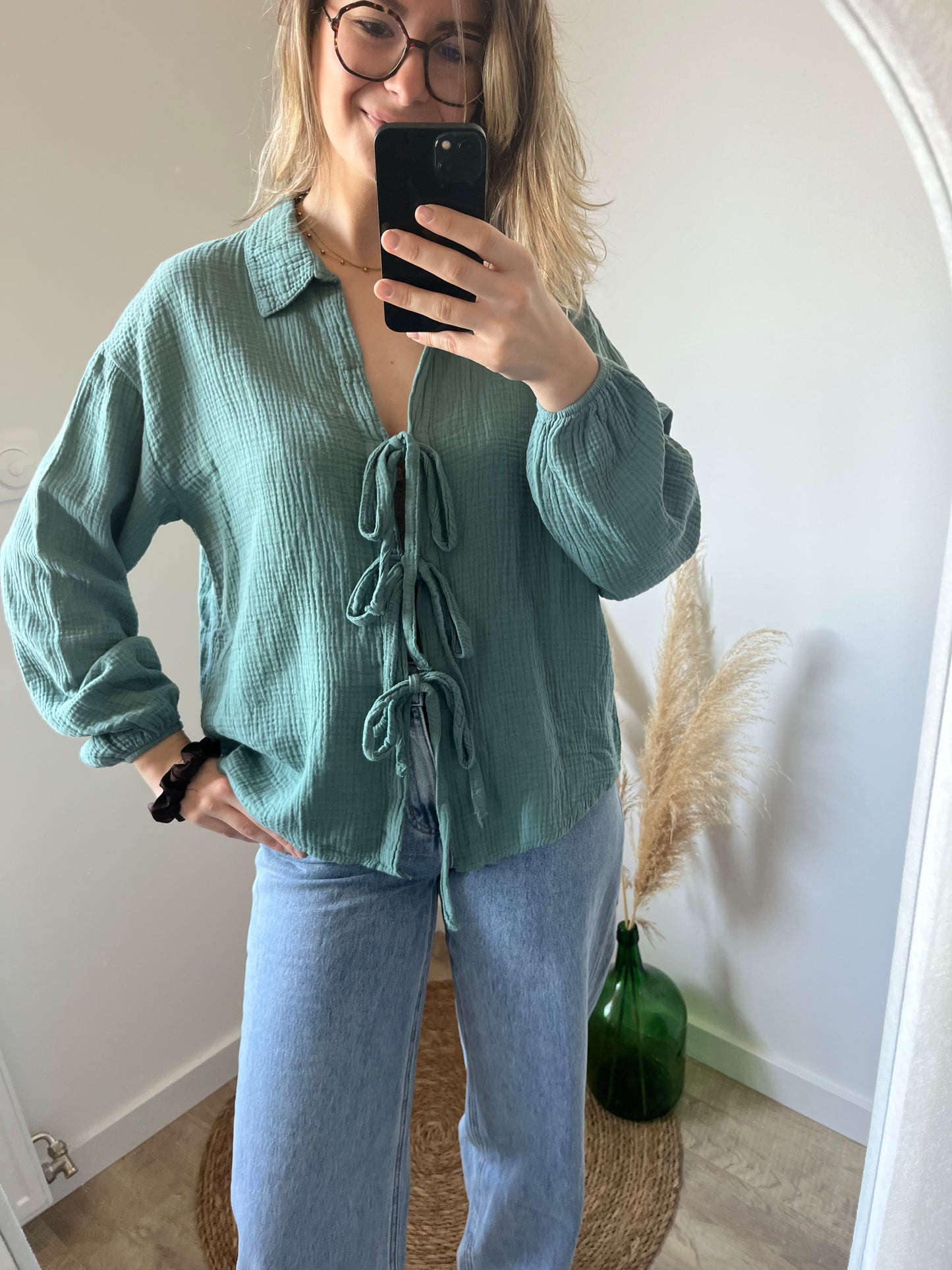 blouse femme très légère taille parfaitement