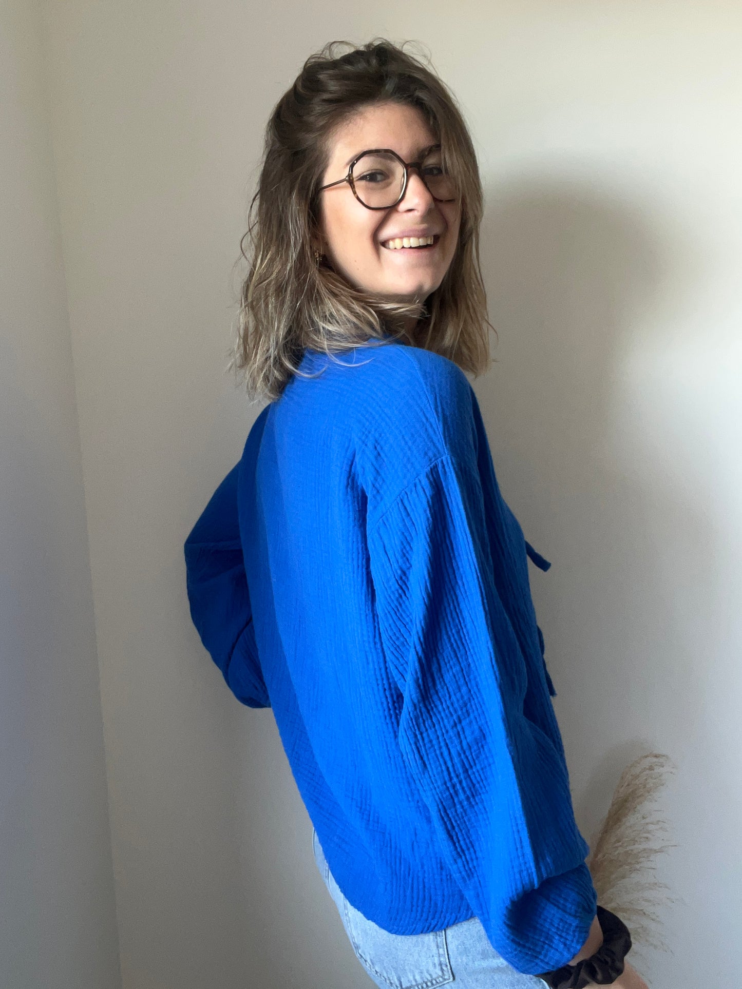 taille unique très confortable noeuds sur le devant