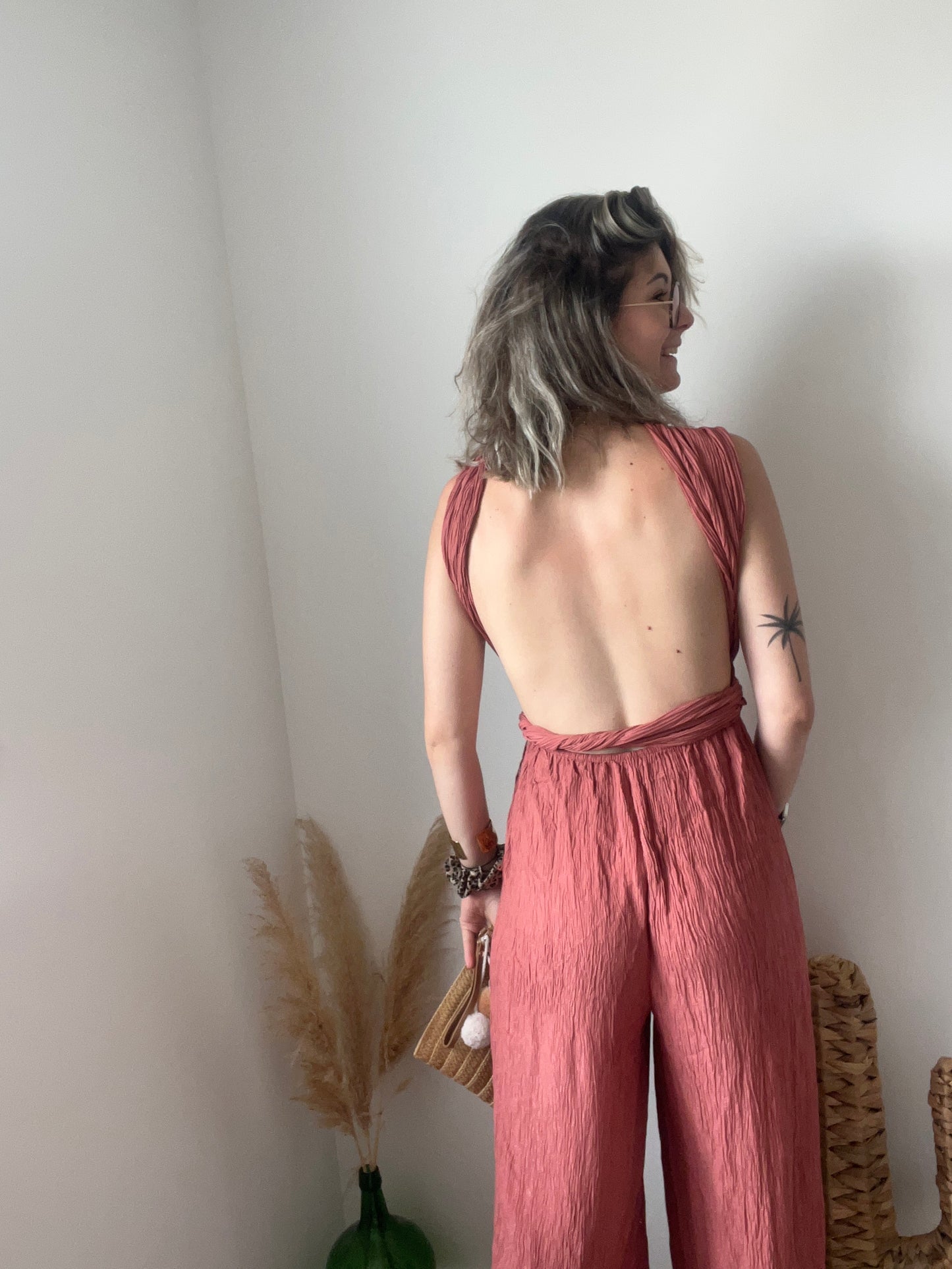 elastique a la talle, effet gaze