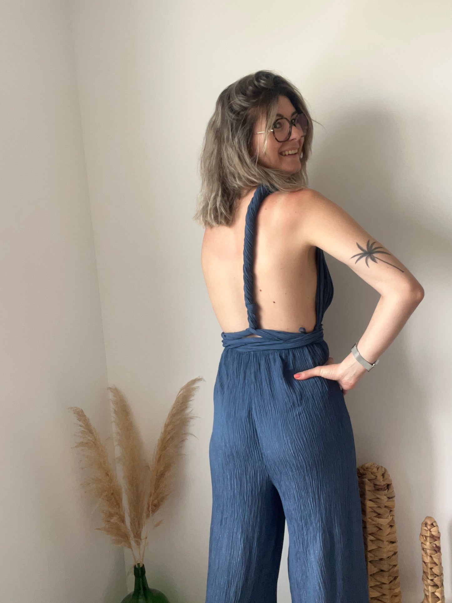 tissu en viscose effet gauffré