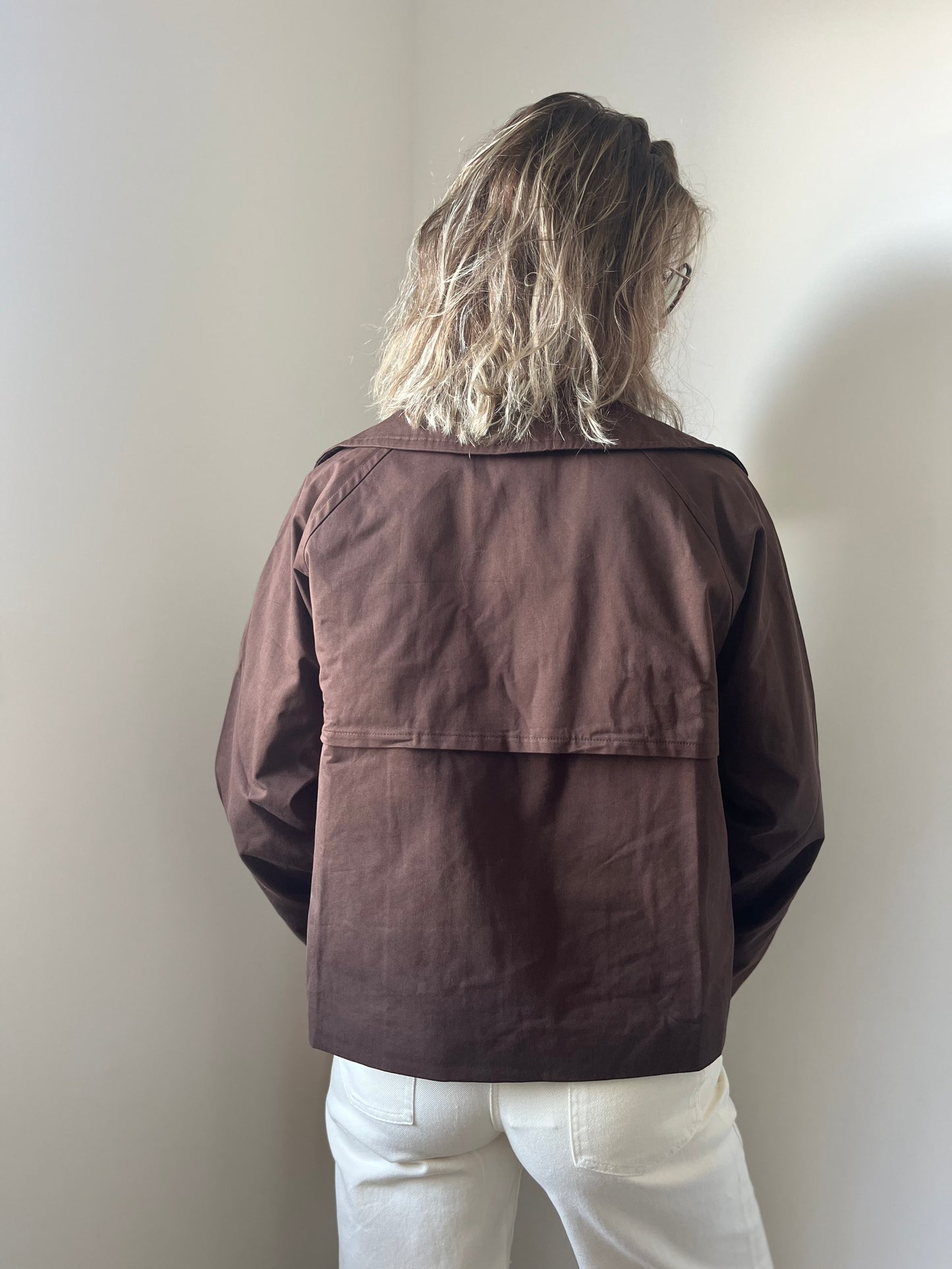 Dos veste Sofia de couleur marron style trench