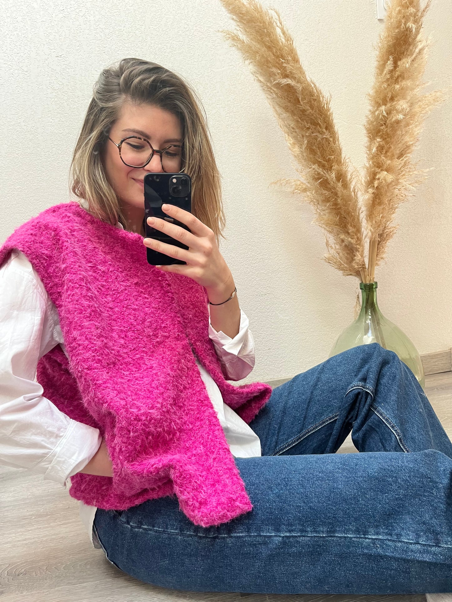 avec poche sur le coté 100% polyester