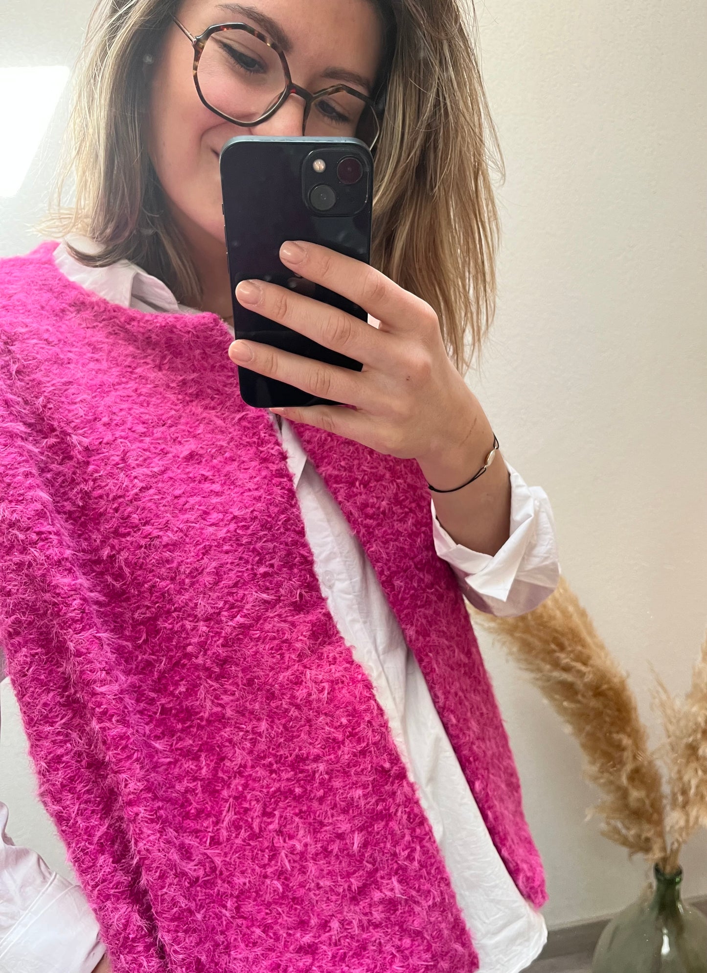 couleur rose Fushia look Très chic et décontracté