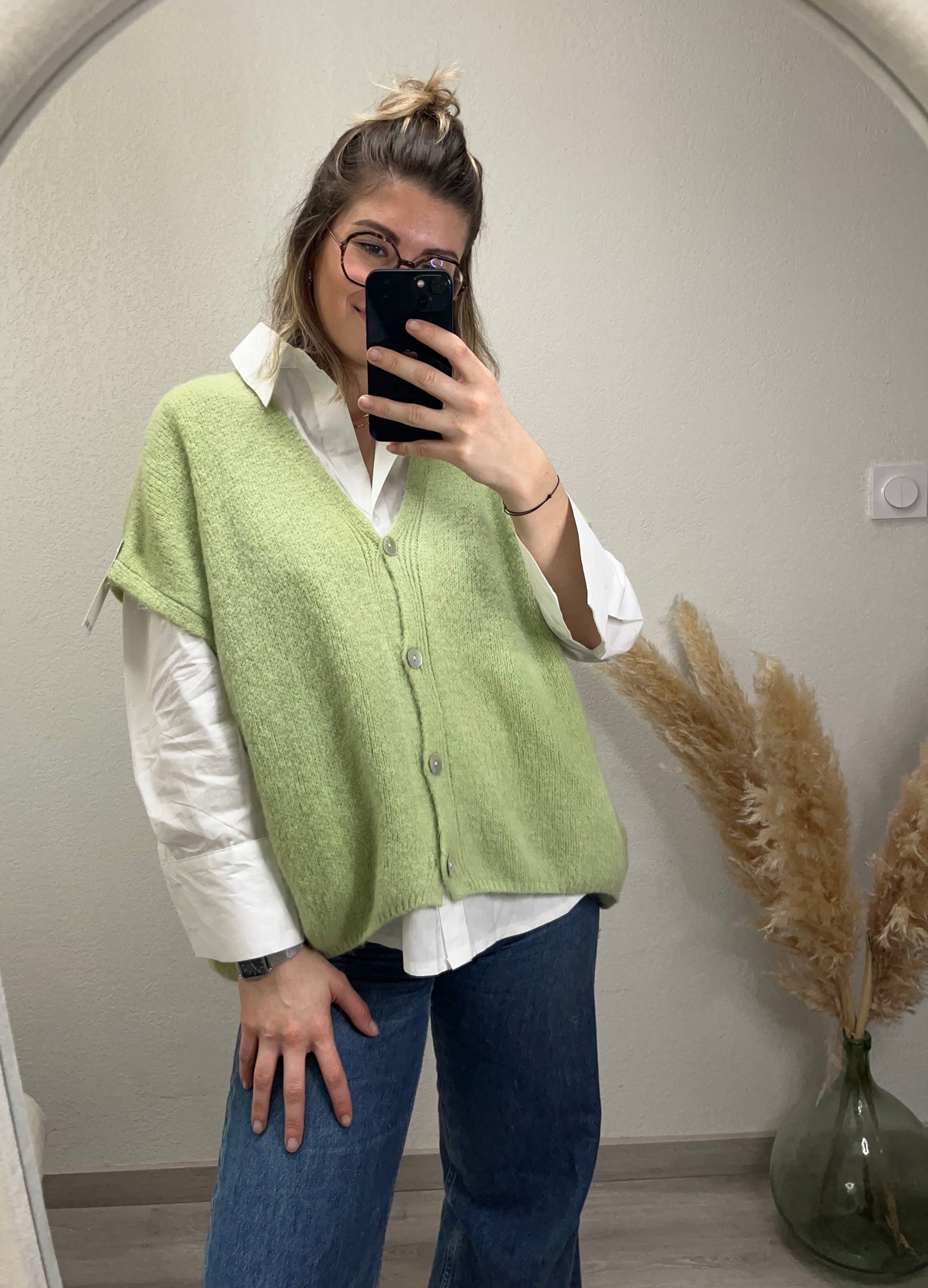 Très doux, couleur, vert, clair