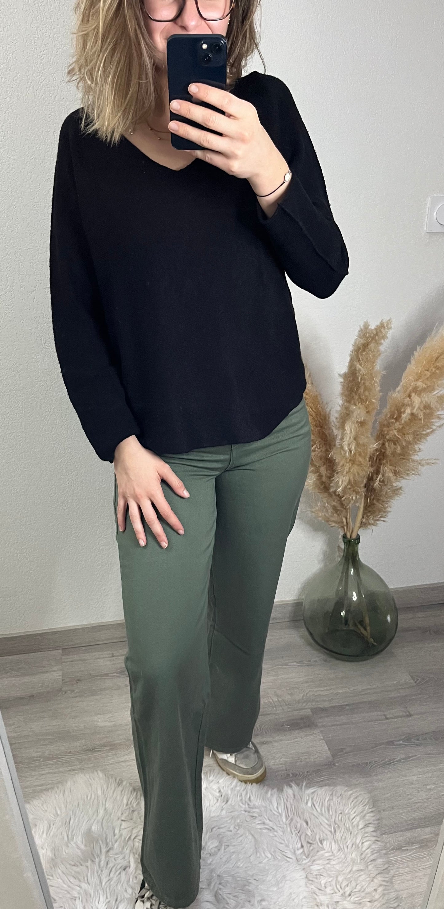 Jean Zoé kaki coupe droite