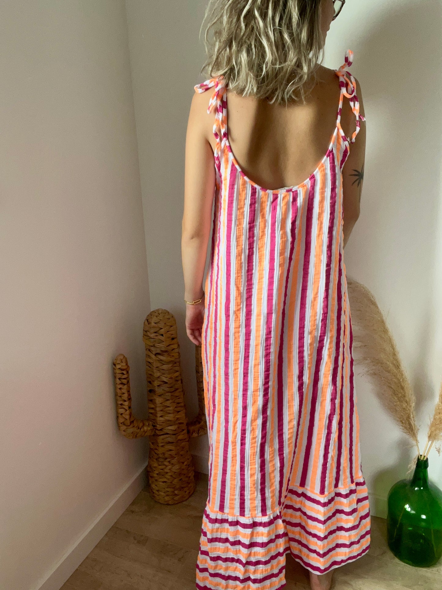 Robe fluide, élégante, large idéale pour l’été et la plage