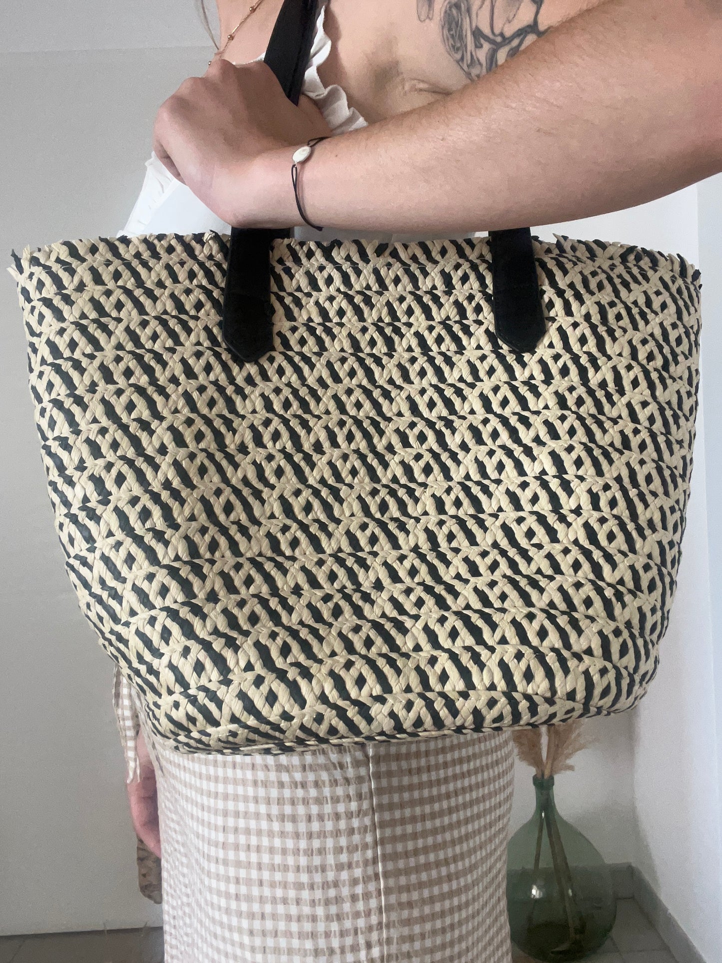 sac cabas porter noir
