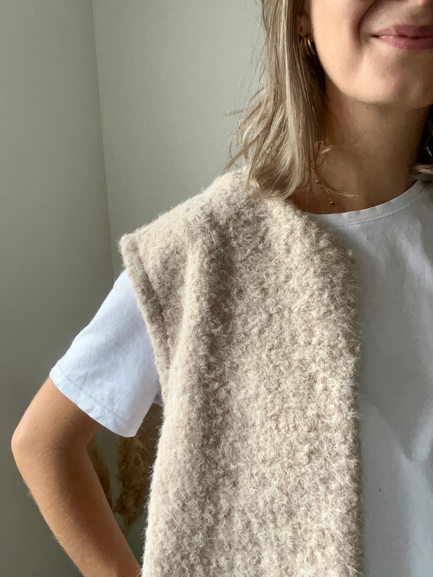 Détails sur la veste beige pour femmes