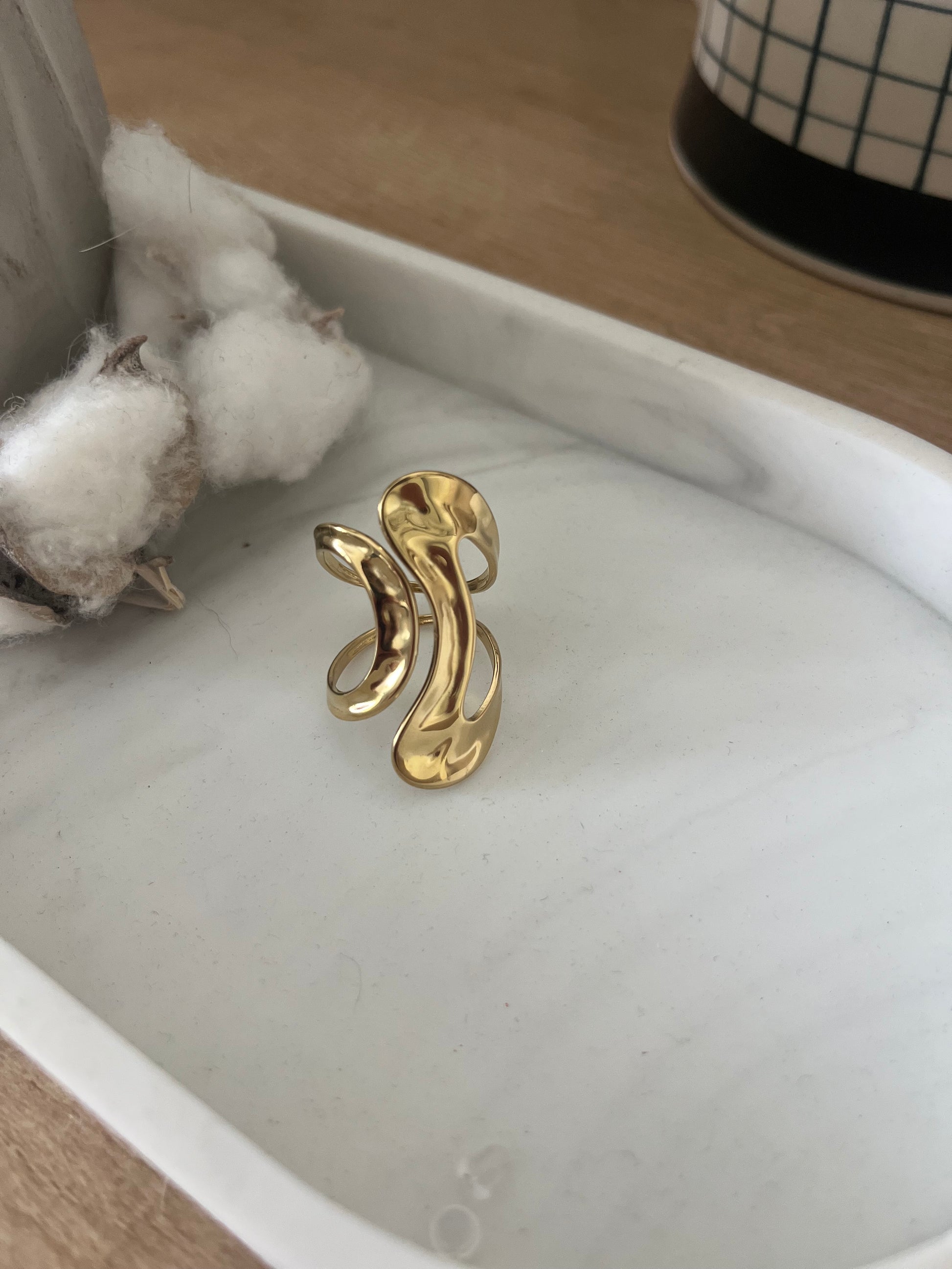 Bague pour femme qui ne noircit pas résiste a l’eau 