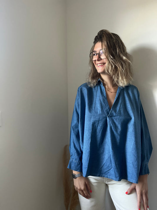 blouse femme taille unique ample pour toutes morphologies