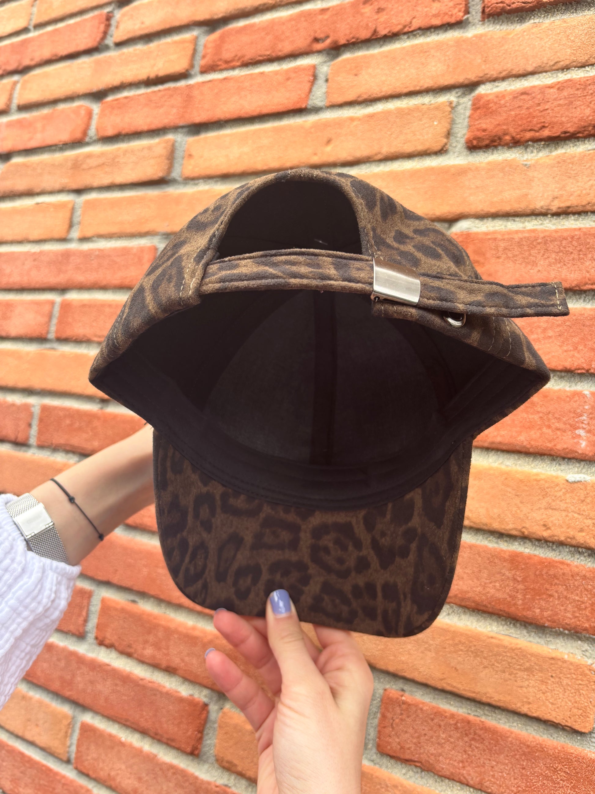 Casquette femme tendance imprimé animal léopard stylé