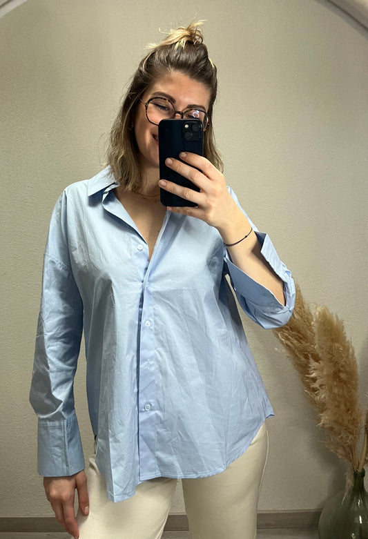 Chemise bleue, légère très élégante