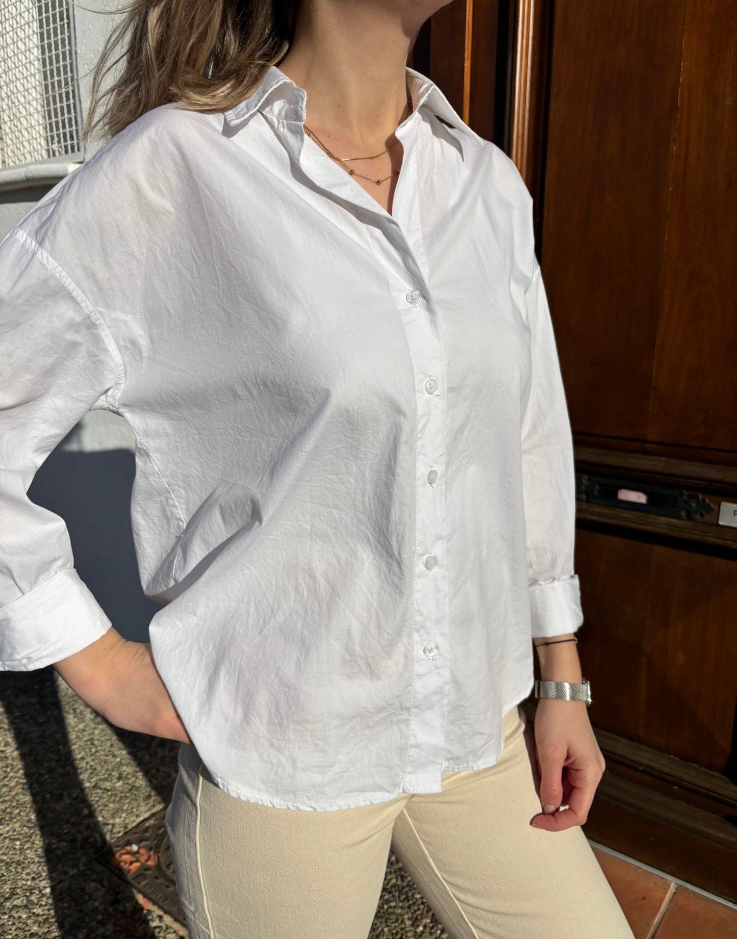 Chemise femme de coupe oversize pour femme et adolescente taille du S au XL 