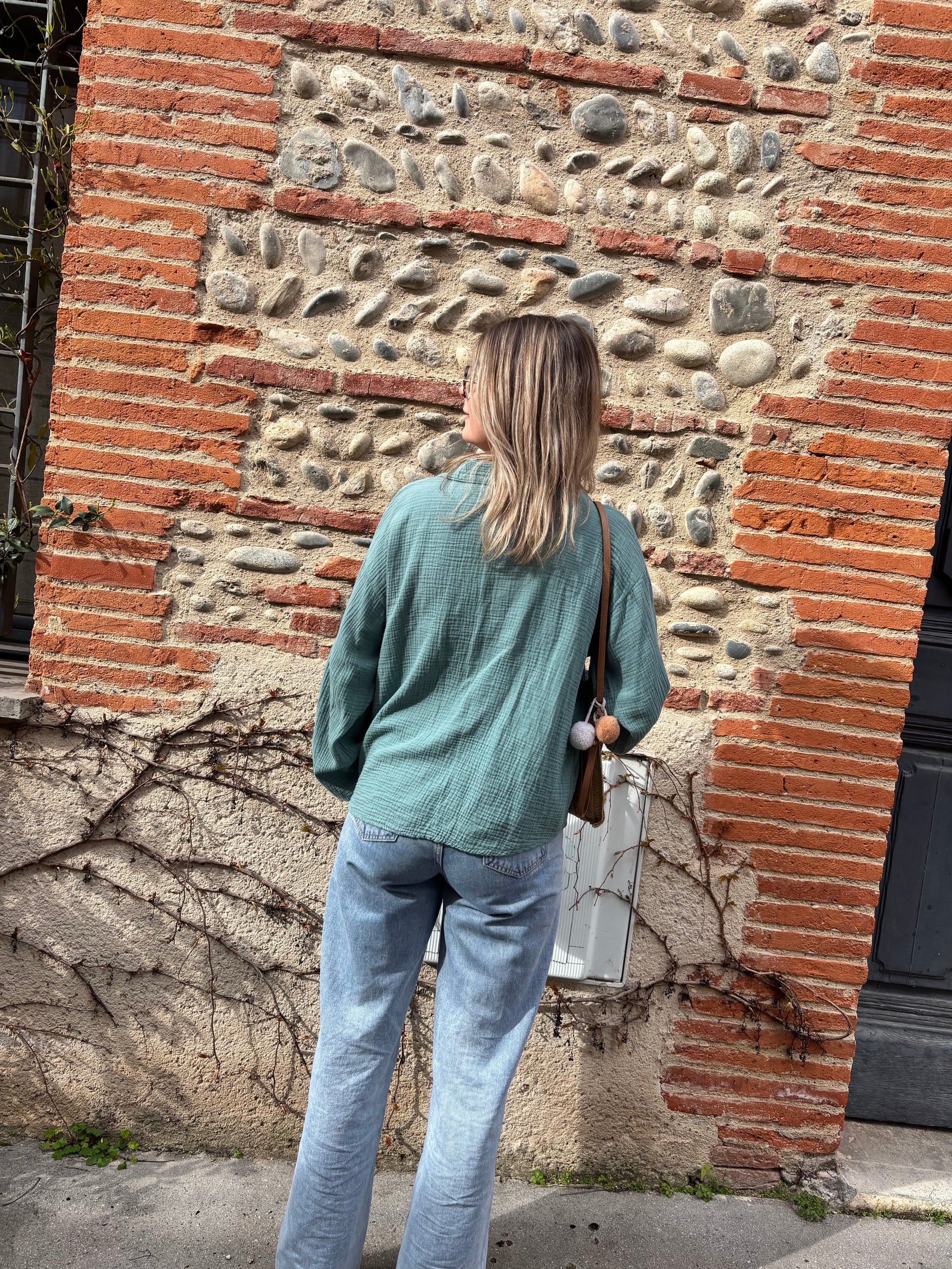 Chemisier en gaze de coton pour femme hyper agréable a porter et hyper tendance 