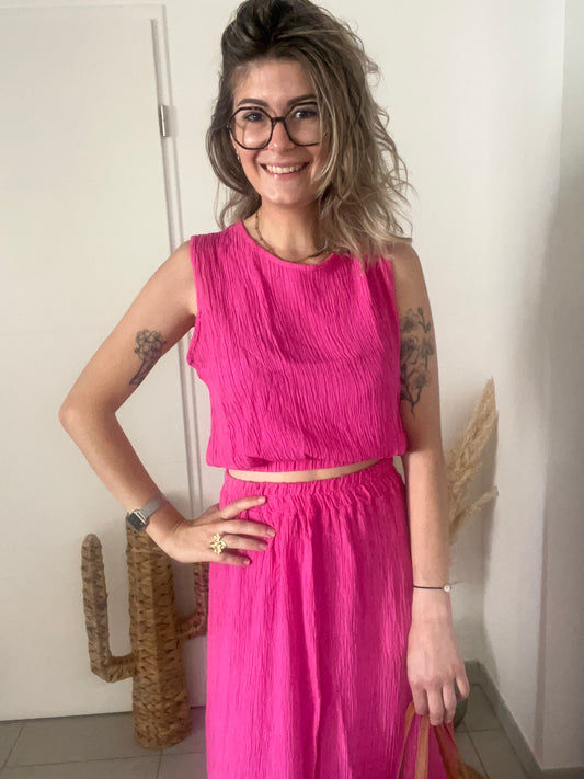 taille unique iue ensemble haut avec jupe longue