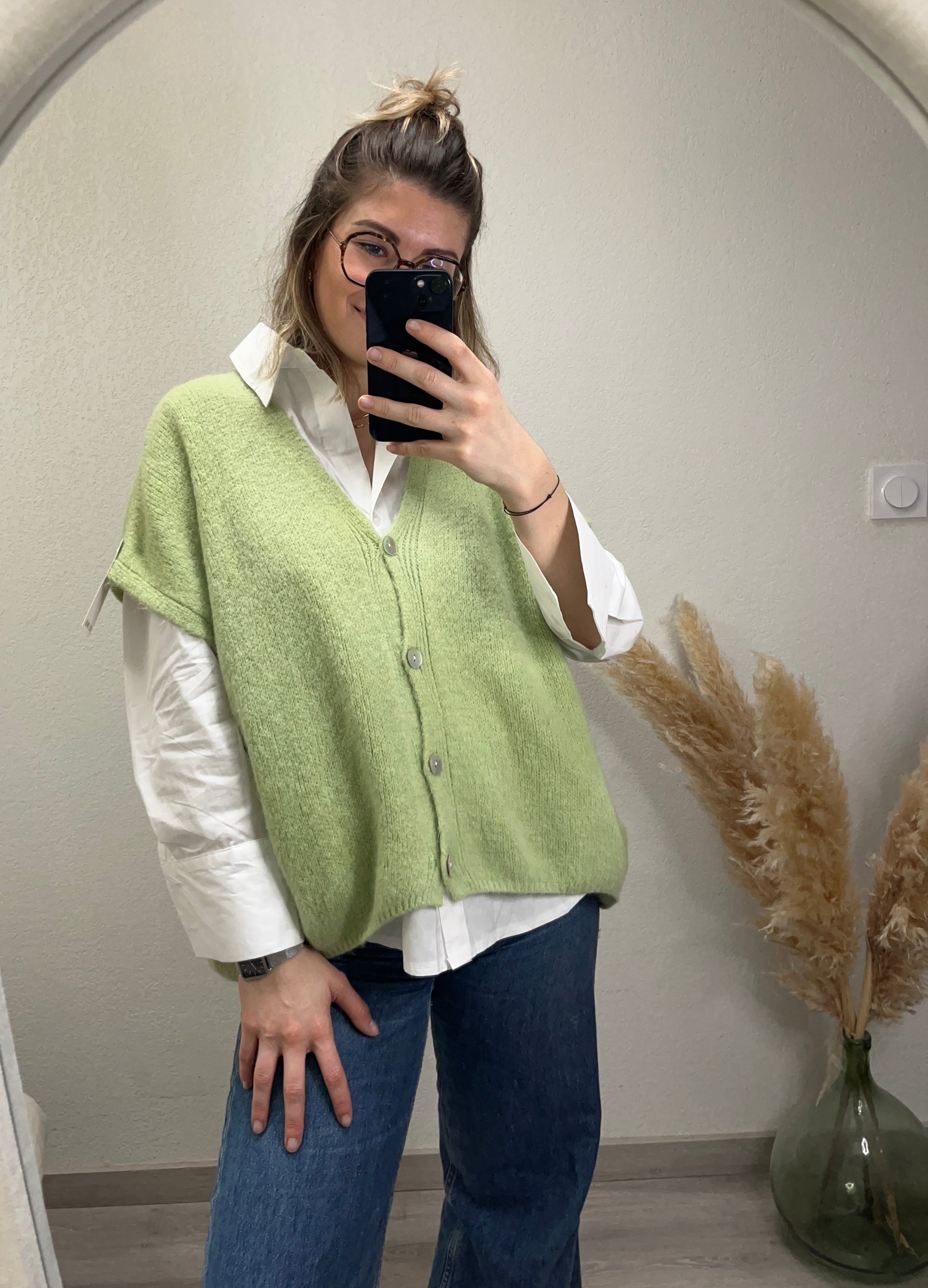 Très doux, couleur, vert, clair