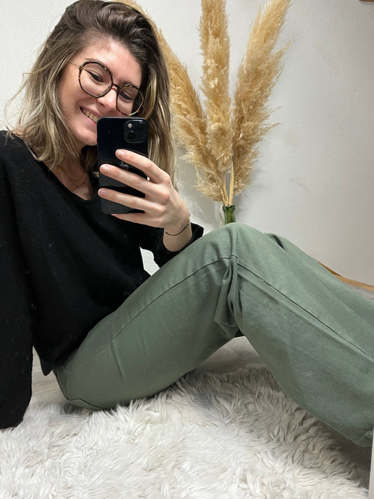Jean Zoé kaki femme 
