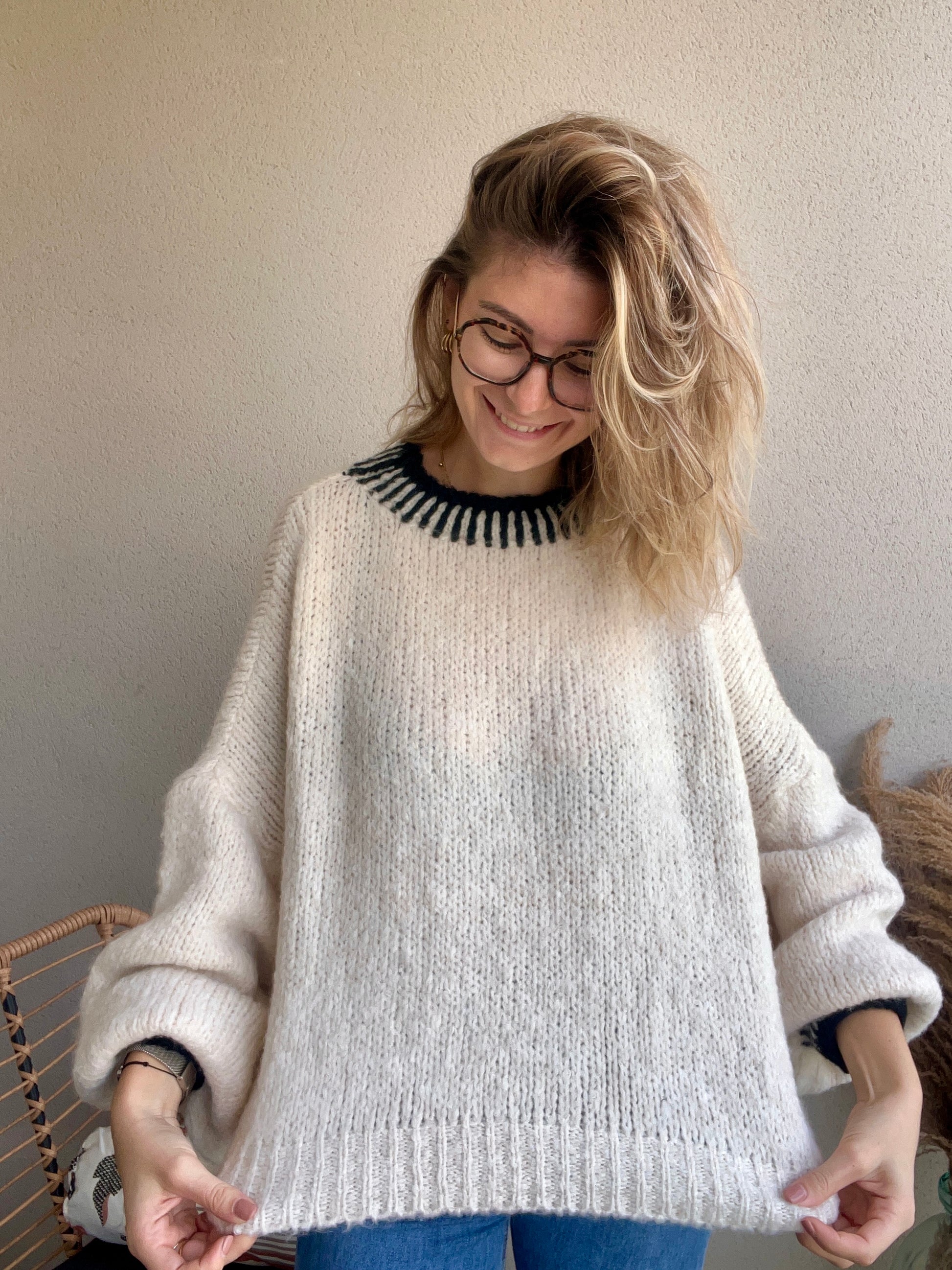 Pull pour femme en maille hyper et chaud et tendance 