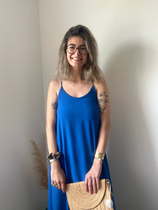 robe longue fines bretelles 