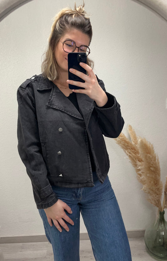 Veste ucia effet jean taille très bien 