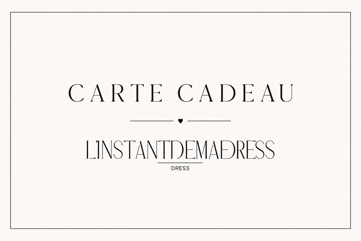 carte cadeau dematerialisé valable un an sur toute la boutique 