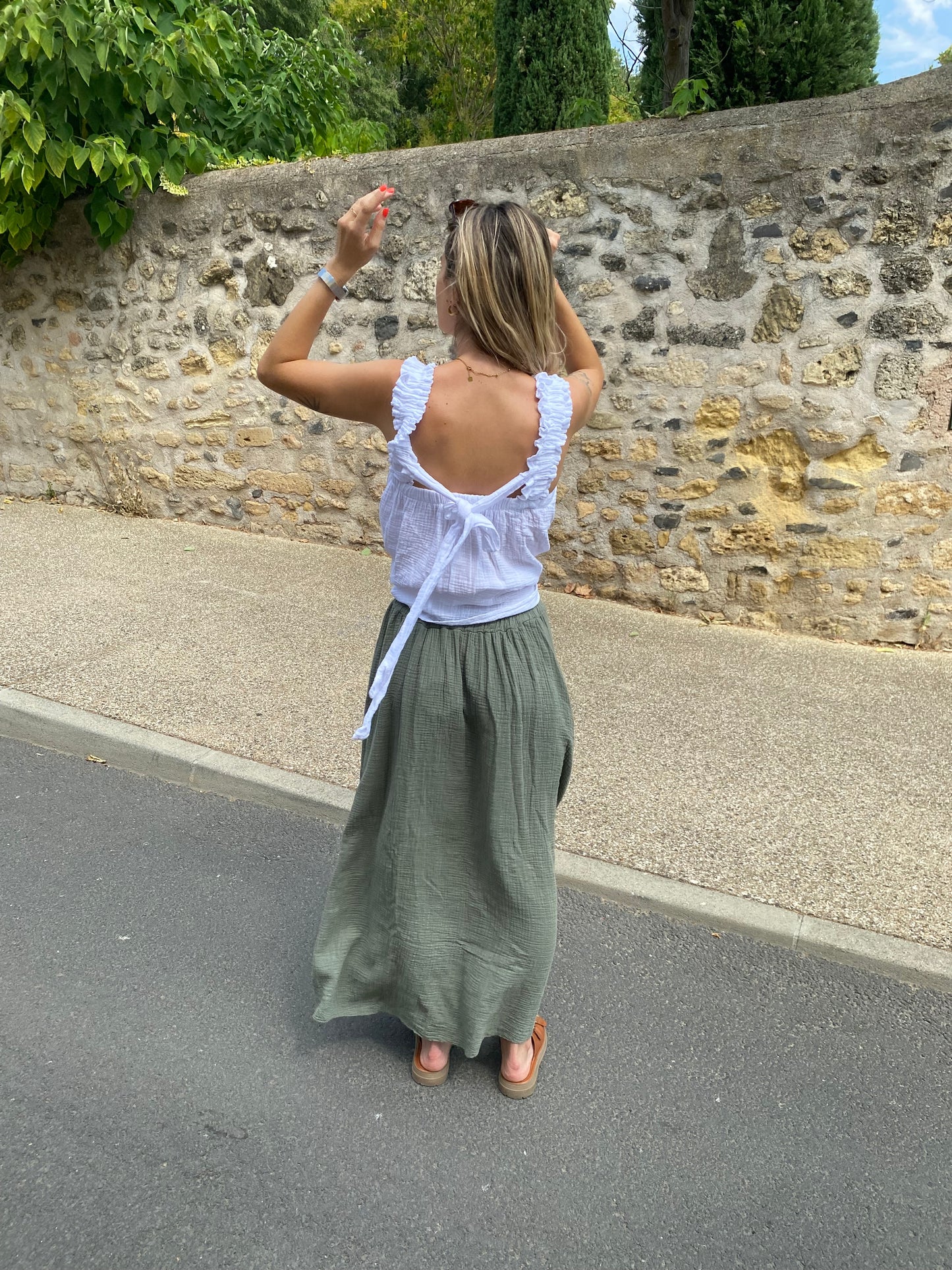 jupe tendance été femme agréable et fluide a porter 