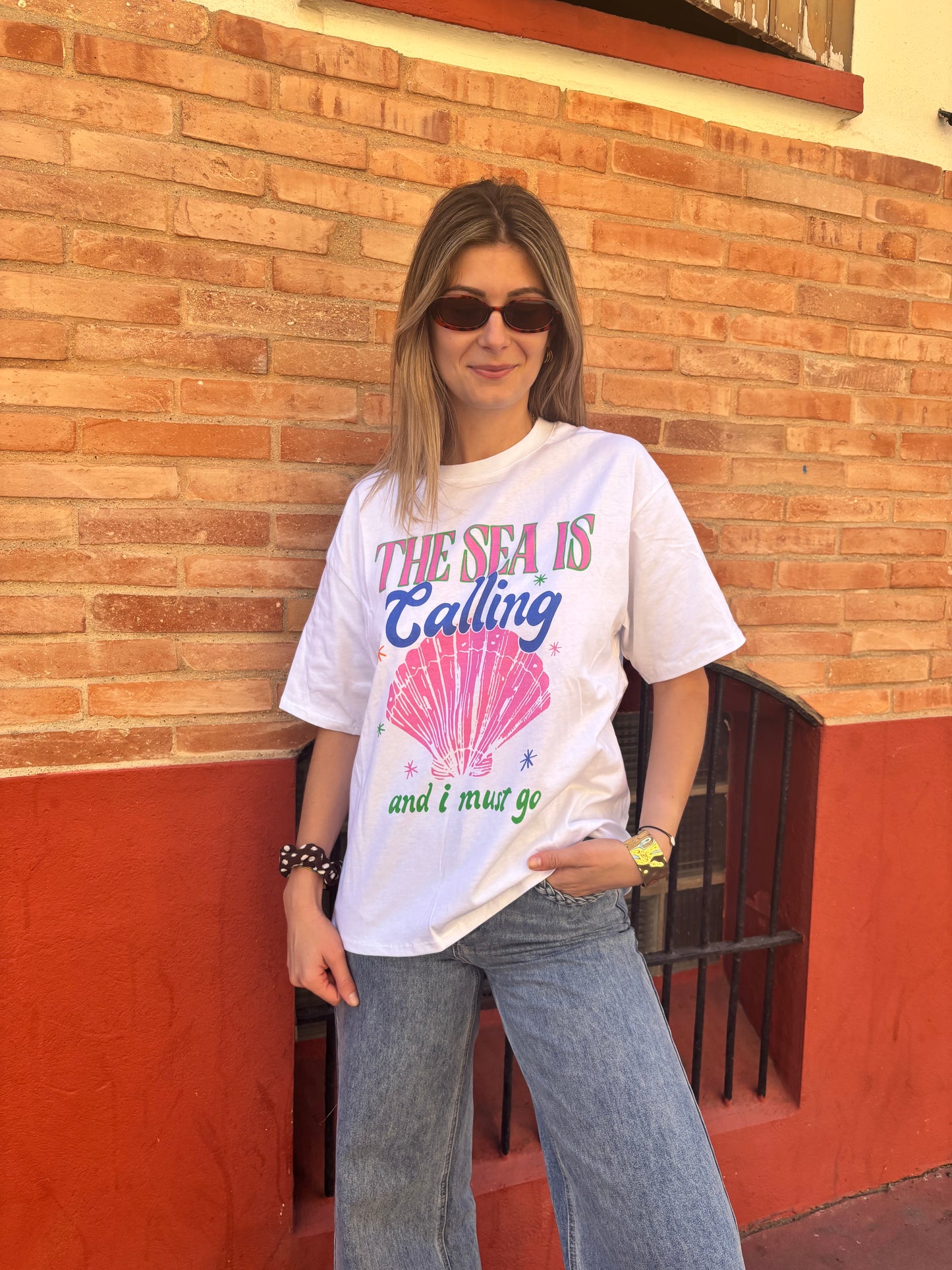 tshirt en coton pour femme motifs tendance sur le devant du t-shirt